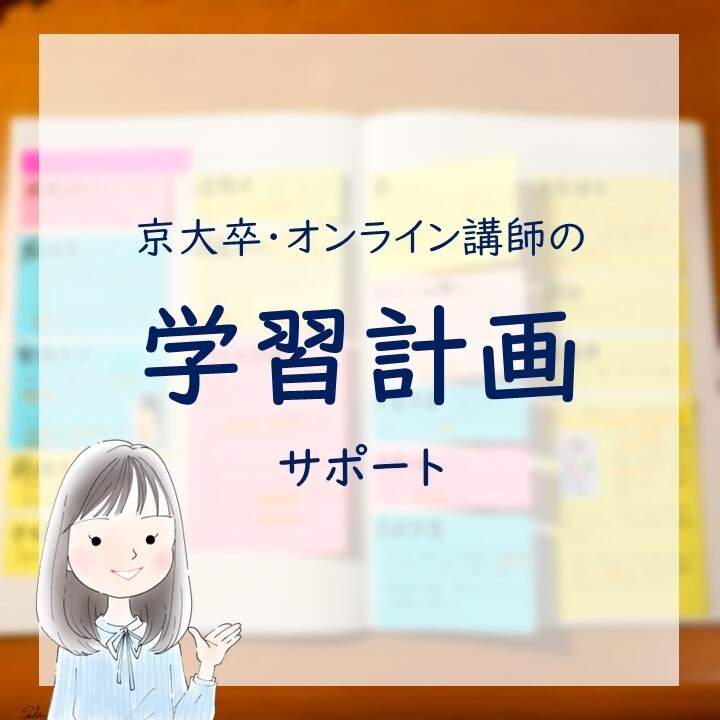 京大卒オンライン講師が学習スケジュールを作成します 入試等に向けた長期学習スケジュールのご提案 イメージ1