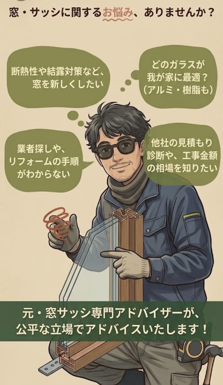 現役プロが回答！インプラス採寸や納まり相談乗ります 施工25年のプロが現場目線で回答！失敗しない窓リフォームを イメージ1