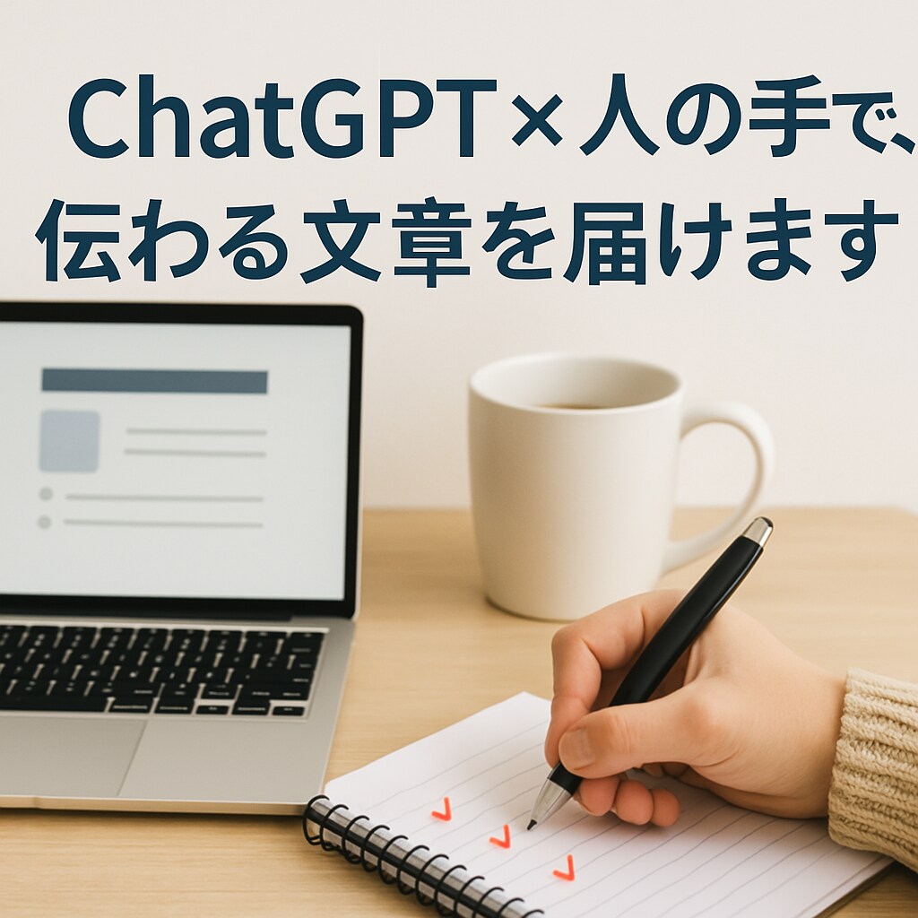 高品質ブログ5記事｜AI×人の手で丁寧に仕上げます 【初回限定】ChatGPT×人の手で自然かつ短納期を実現 イメージ5