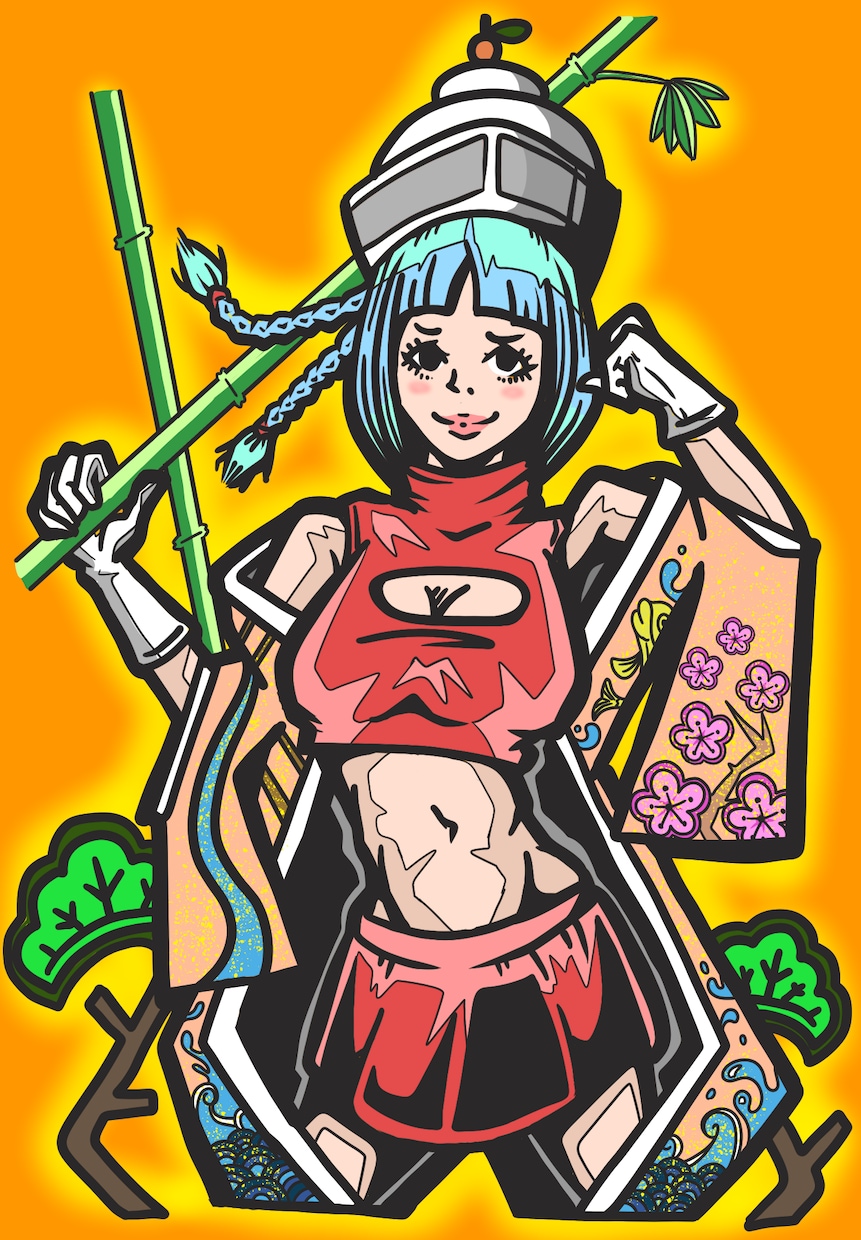 商用利用、著作権譲渡のオリジナルイラスト制作します キャッチーなオリジナルイラストを著作権譲渡も含め、承ります。 イメージ9
