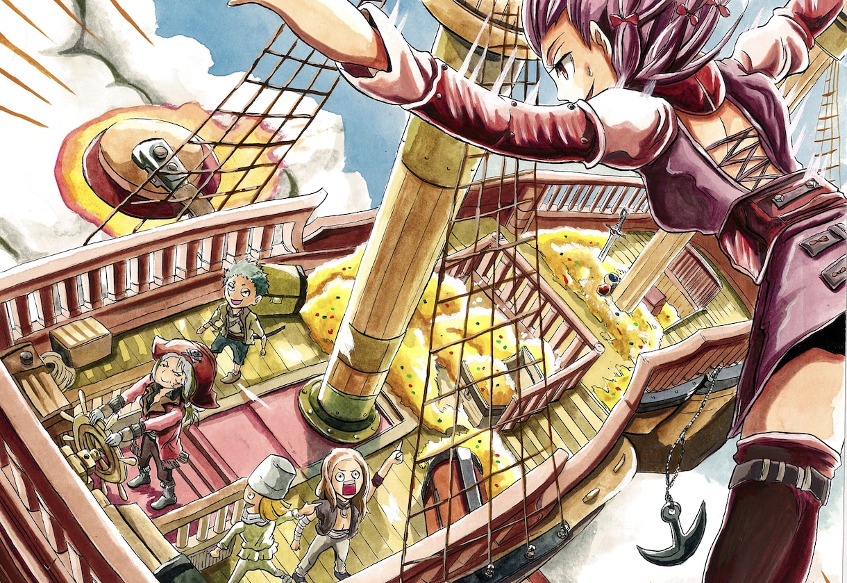 アナログイラストを作成します 手書き、透明水彩による繊細なイラストを作ります。 イメージ5
