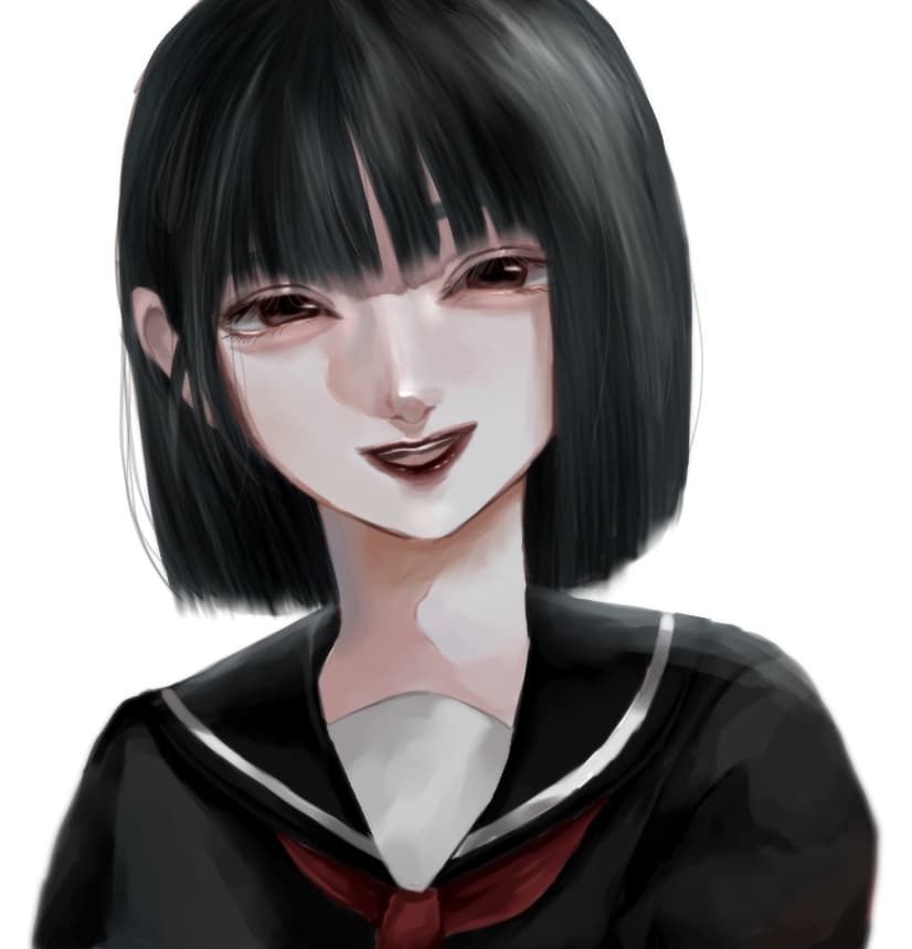 1枚絵/SNS用アイコン描きます アンニュイで綺麗な女の子を描きます！ご要望受け付けます イメージ5