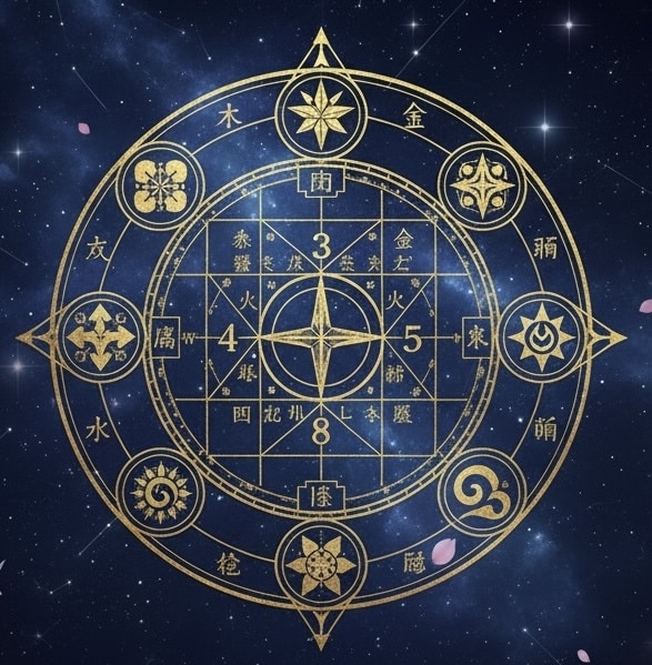 九星気学であなたの本質と運気の流れを鑑定します 九星気学／性格／適職／運気（その他ご要望に応じて） イメージ1