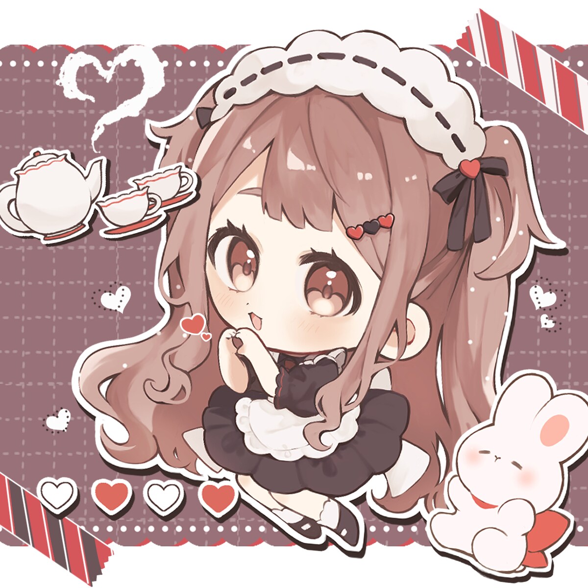 可愛いミニキャライラスト描きます 厚塗りでゆるかわな雰囲気に仕上げます！ イメージ1