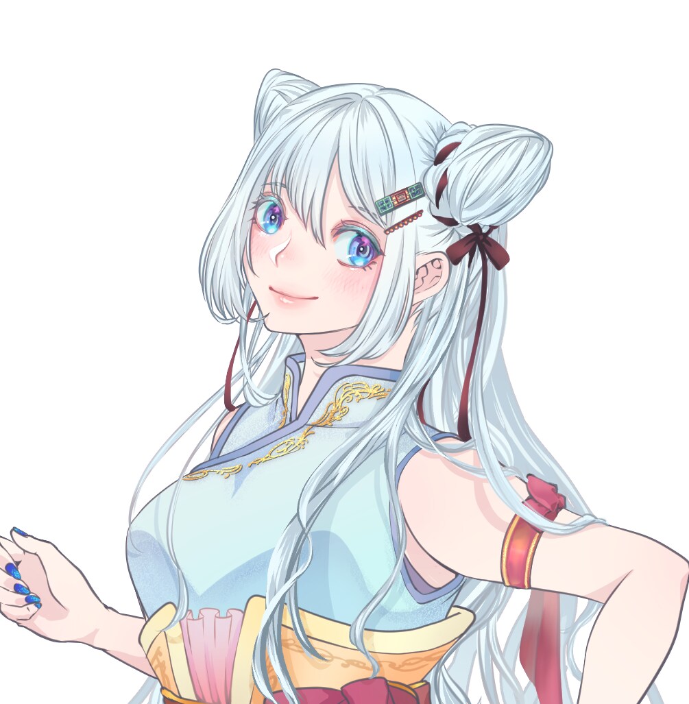 綺麗系の全身立ち絵制作いたします 立ち絵制作｜全身｜表情差分３種 イメージ3