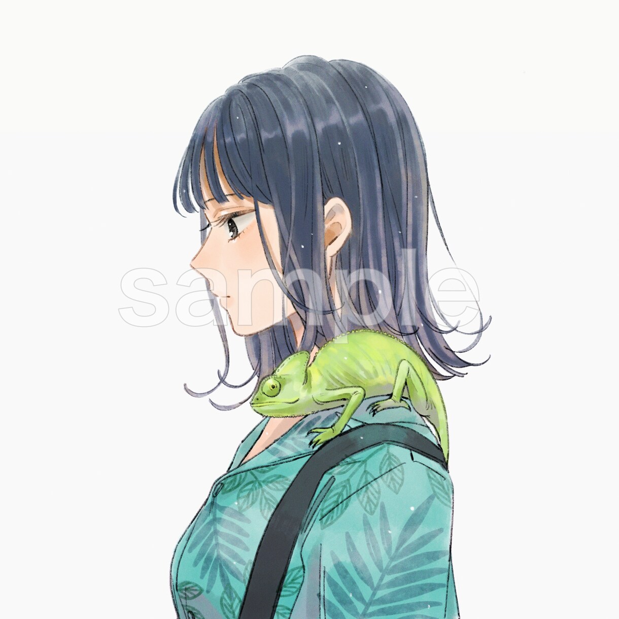 SNS用アイコンイラスト作成致します 柔らかい雰囲気の可愛い女の子や男の子のイラスト イメージ7