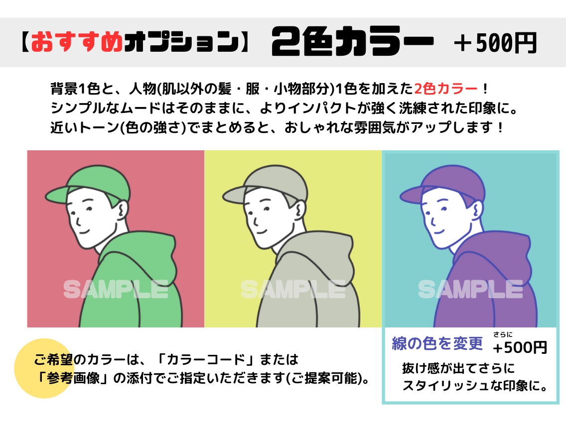 使える！おしゃれ×シンプルなアイコンをお描きします 【SNSにぴったり】きれいでスタイリッシュな線画イラスト イメージ5