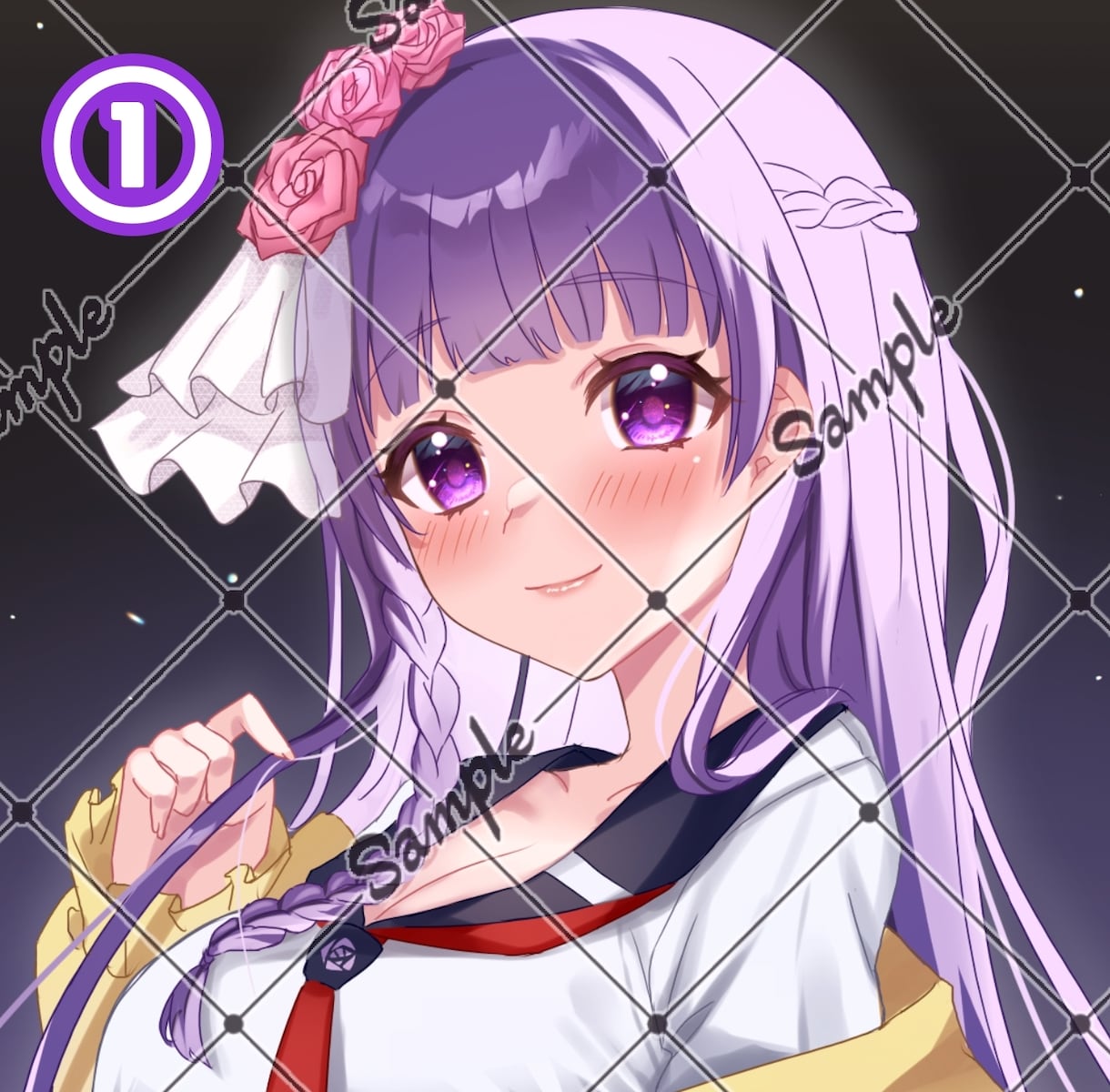 SNSアイコン♡きゅるっと可愛いイラスト制作します とびきりkawaiiをお届けできるよう精一杯尽力いたします！ イメージ1