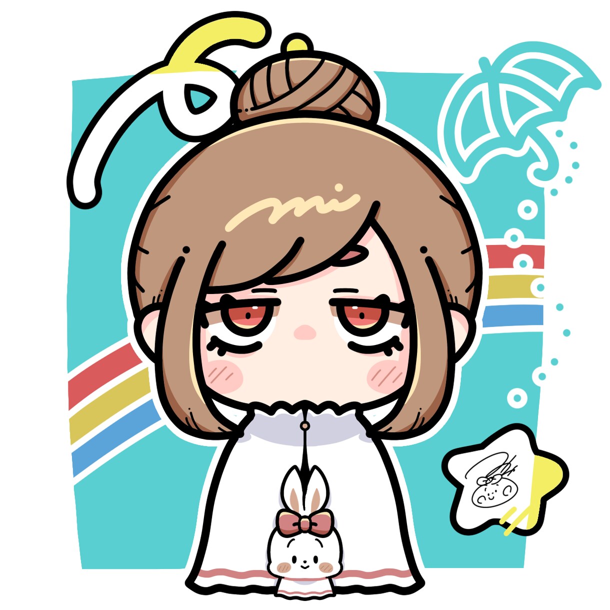 目立つ‼️POPなイラストアイコン描きます カラフルで目を引くPOPでかわいいアイコンです！ イメージ7