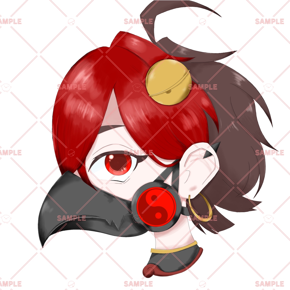 SNS向けアイコンイラスト制作いたします 色鉛筆風のふわふわとした可愛らしいイラストが得意です イメージ2