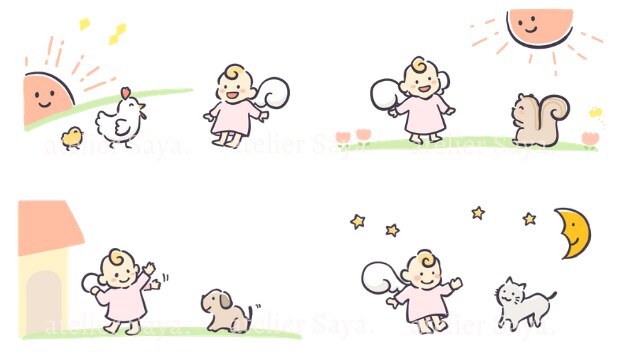 ほんわか可愛いイラスト・アイコン・挿絵を描きます アイコンや挿絵、書籍のカットを ほのぼの 可愛く イメージ9
