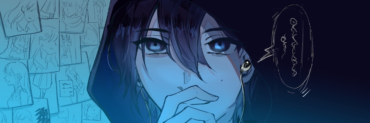 ヤンデレ好き必見！美麗病み男子イラスト描きます 貴方だけの理想のイラストを高クオリティに仕上げます イメージ7