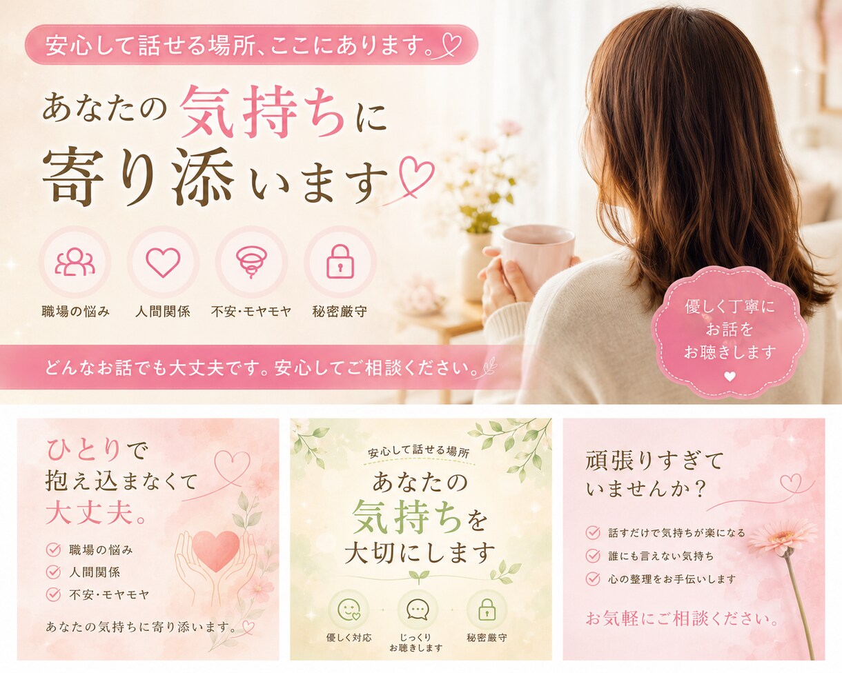 職場・人間関係のお話、否定せずお聞きします ハスキーな大阪弁で、様々な働き方をしてきた私がお話し聞きます イメージ1