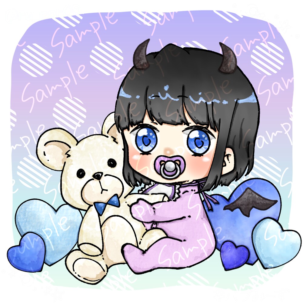 あなたをバブみ化します 赤ちゃん姿のあなたを描きます！ イメージ2