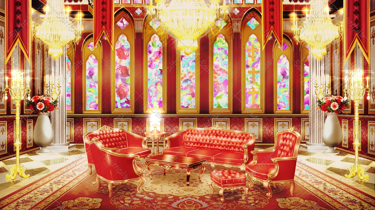 背景イラストお描きします ゲーム背景、VTuber様のお部屋、IRIAM背景などに！ イメージ5