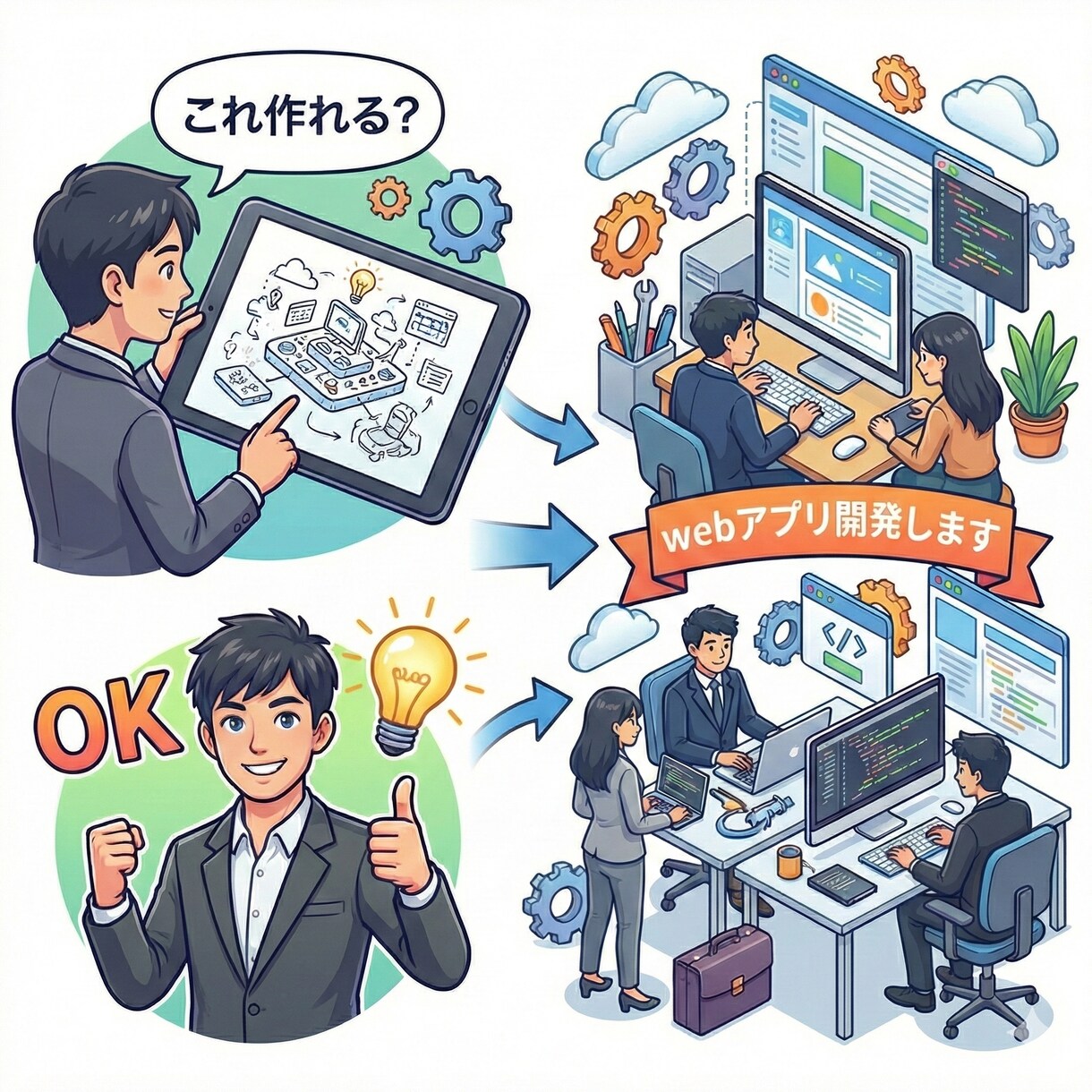 これ作れる？からOK｜Webアプリ開発します 事業レベルのアプリを最短で開発 イメージ1