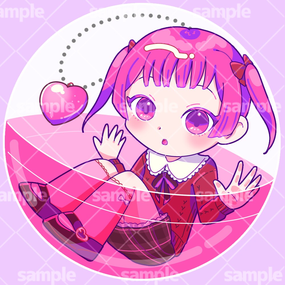 カプセルトイ風アイコン描きます お好きなキャラクターをカプセルに入れられます！ イメージ3