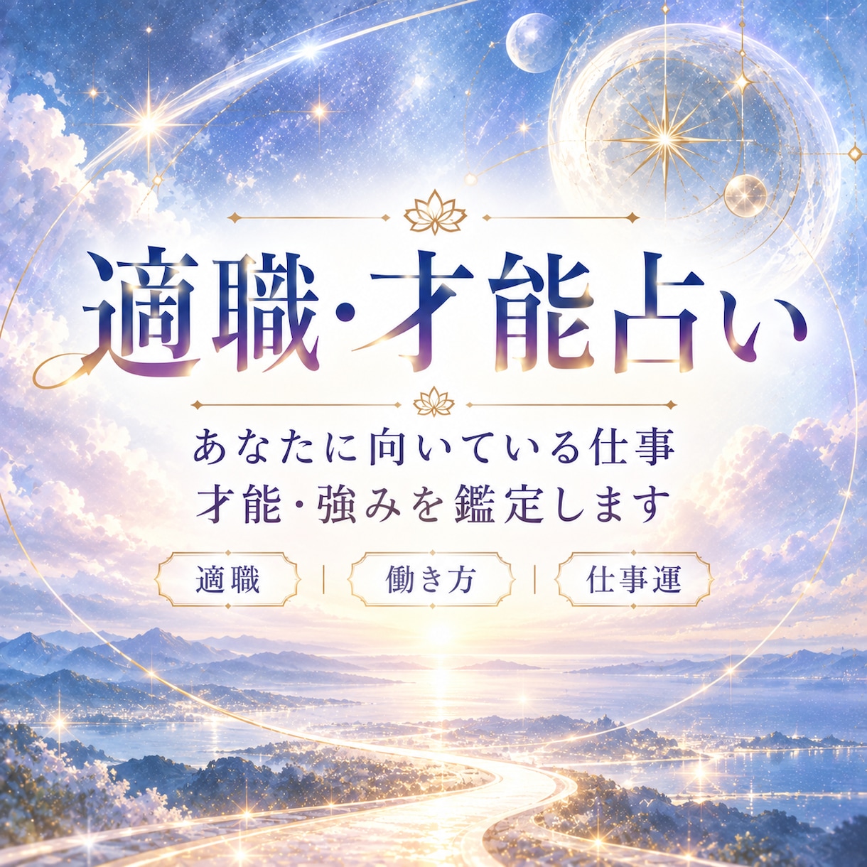 あなたに向いてる仕事・才能を鑑定します 適職・今の仕事にお悩みの方四柱推命で鑑定します。 イメージ1
