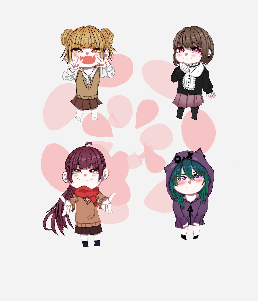 1枚絵、夢絵、キャラクターデザインなどを提供します かわいい女の子、綺麗な女の子、かっこいい男の子を描きます！ イメージ4