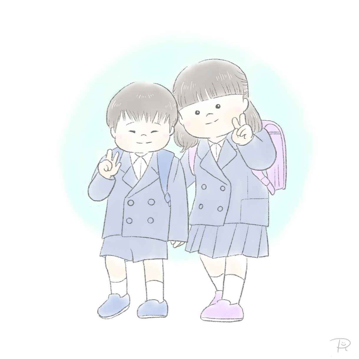 ふんわり可愛い似顔絵アイコンをお描きします デフォルメした優しい似顔絵に仕上げます。 イメージ3