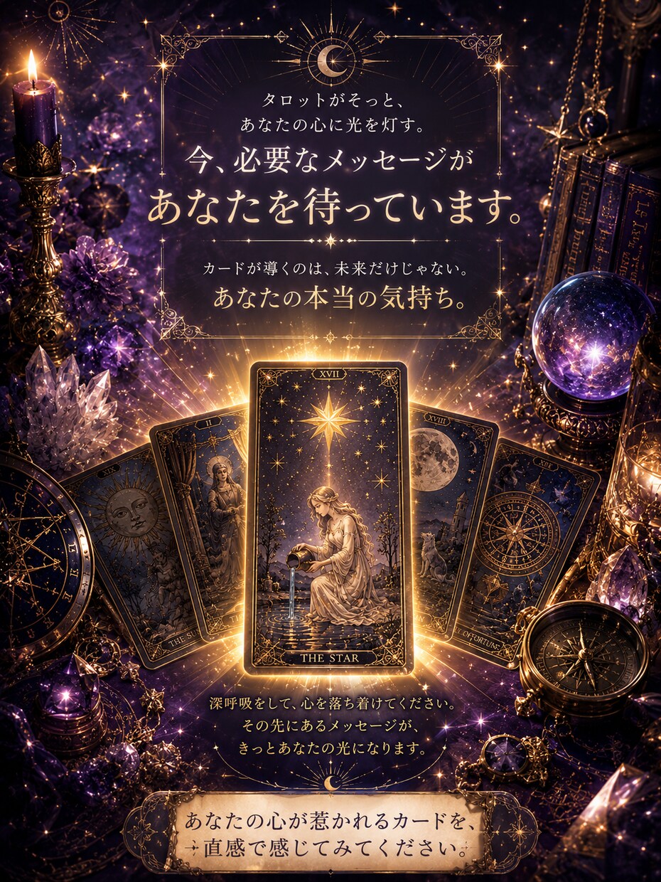 恋愛・人間関係での相手の気持ちを占います 表面だけではない、“本当の気持ち”を丁寧に鑑定。 イメージ1