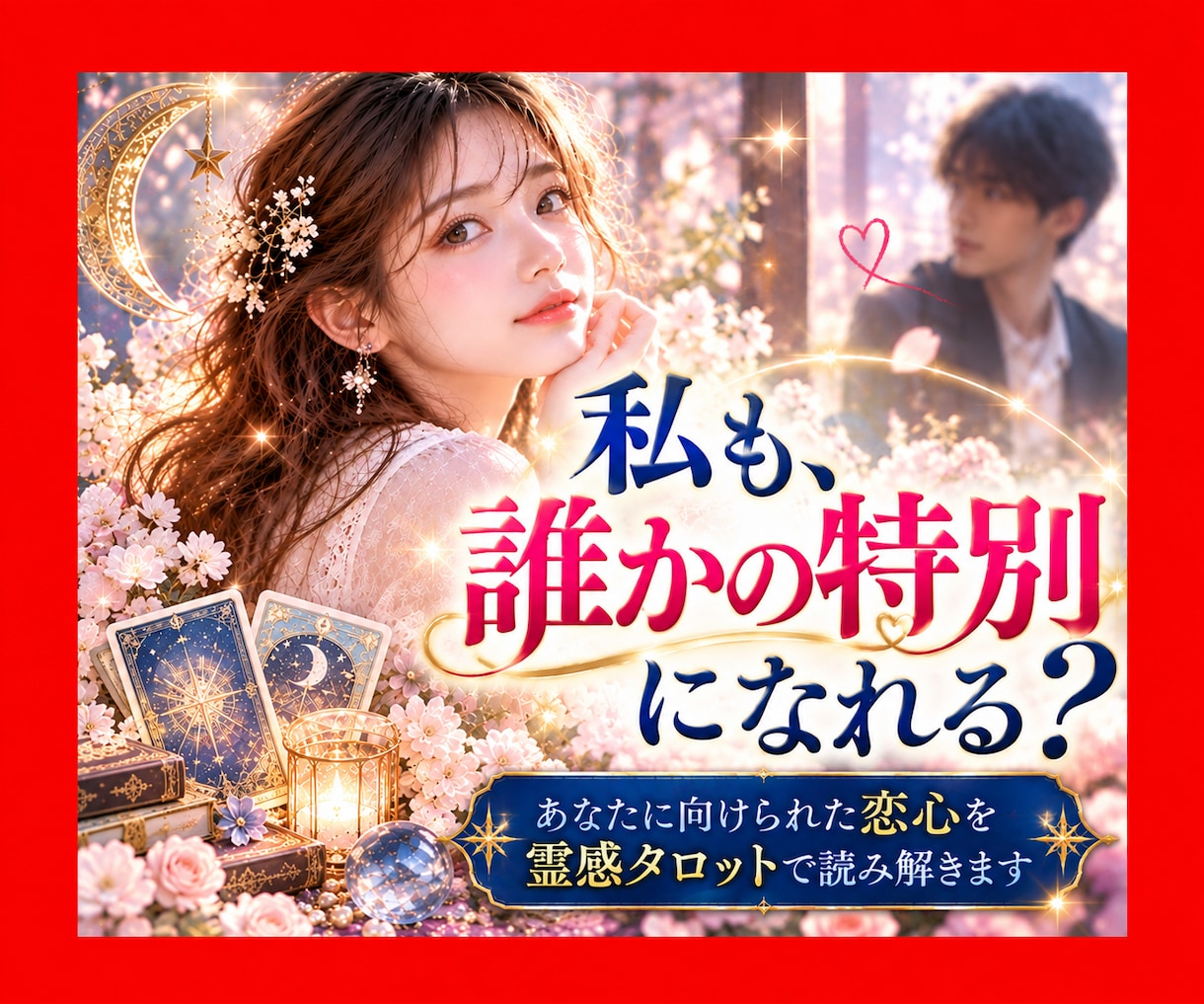 私を密かに想う人は？霊感タロットで鑑定します まだ気づいていない恋のサインを丁寧に読み解きます イメージ1