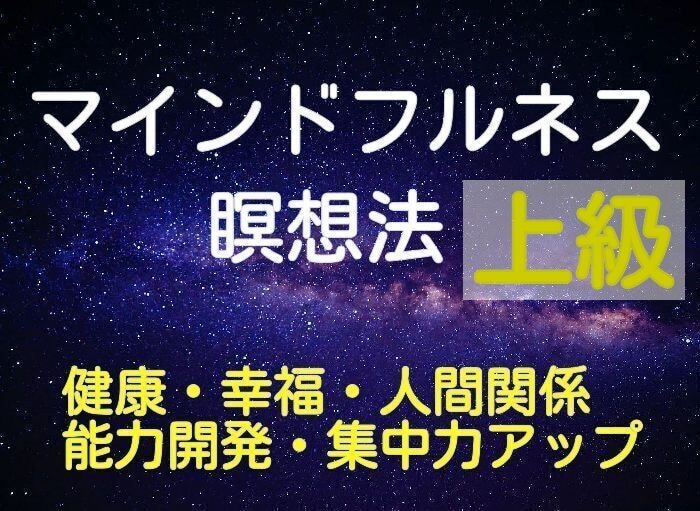 マインドフルネス瞑想 「上級コース」を教えます あなたの心と身体を解き放ち、真の自由を手に入れる方法 イメージ1