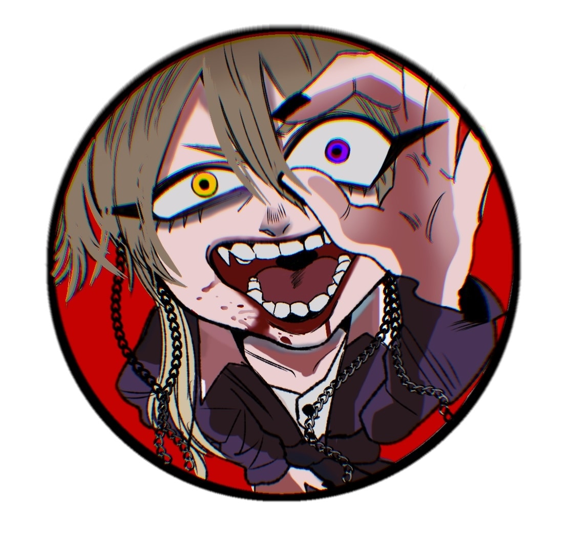 似顔絵やSNSアイコンをポップにダークに描きます かわいい×ちょいクセ。唯一無二のデフォルメイラスト描きます イメージ2