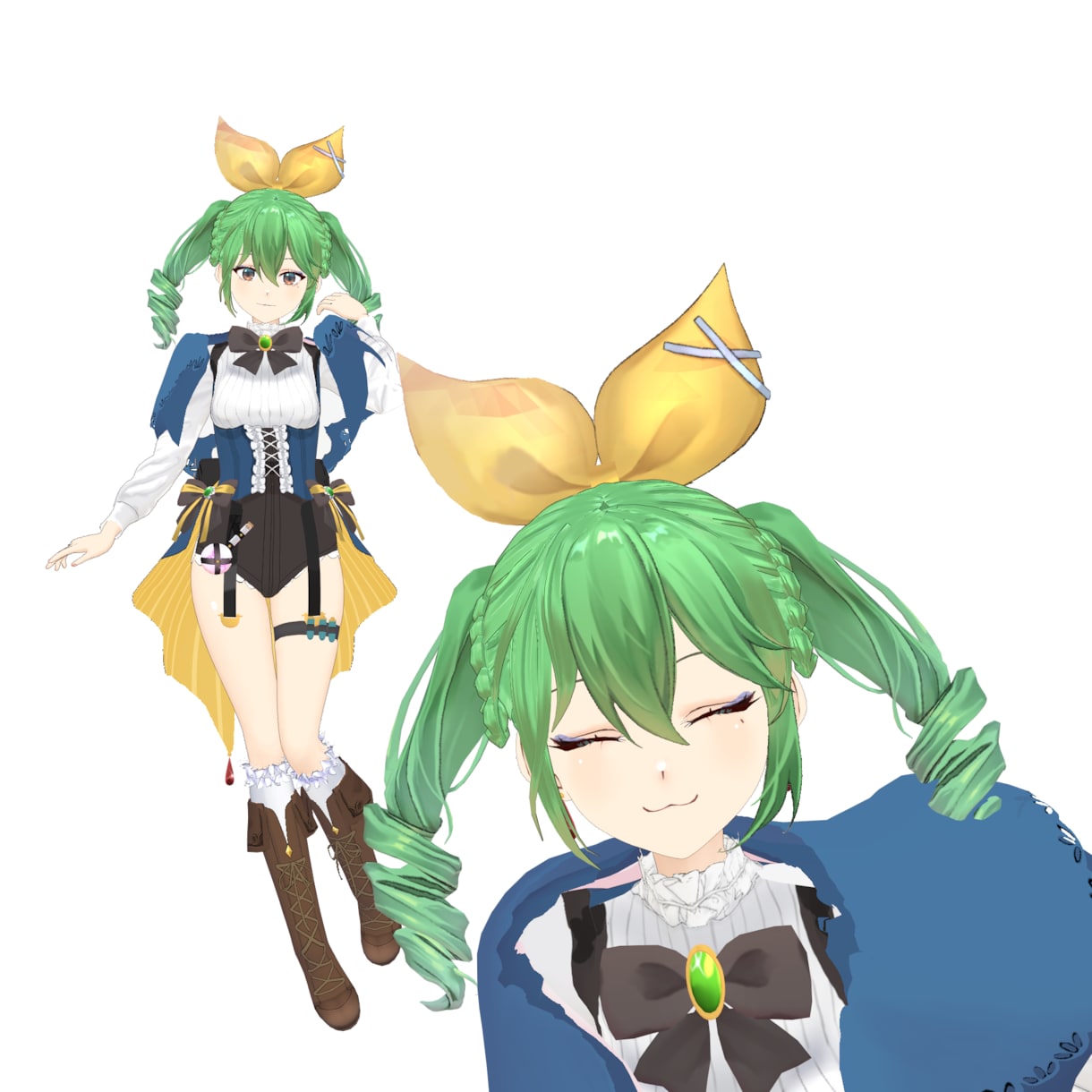 VTuberさん向けの3Dモデル作成します 画像1枚からでOK！キャラクター3Dモデリング致します！ イメージ3