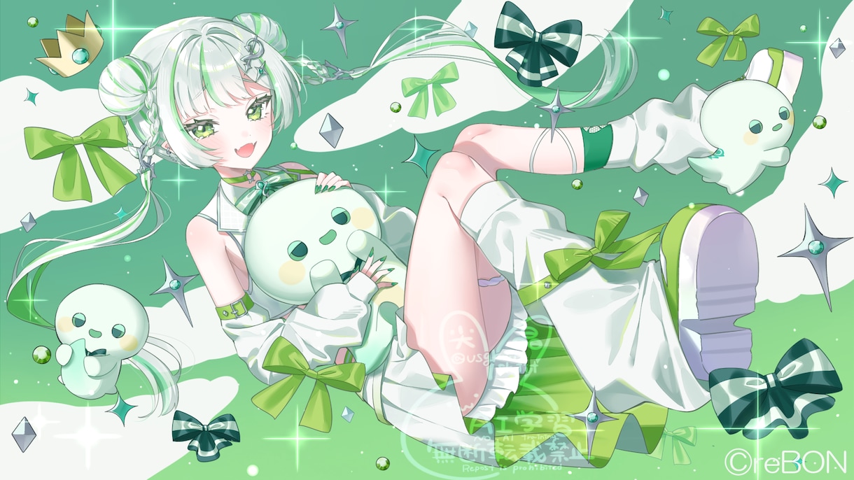 企業実績有！お好きなイラストお描きします Vtuber立ち絵、一枚絵、歌ってみたイラスト、など✧*。 イメージ3