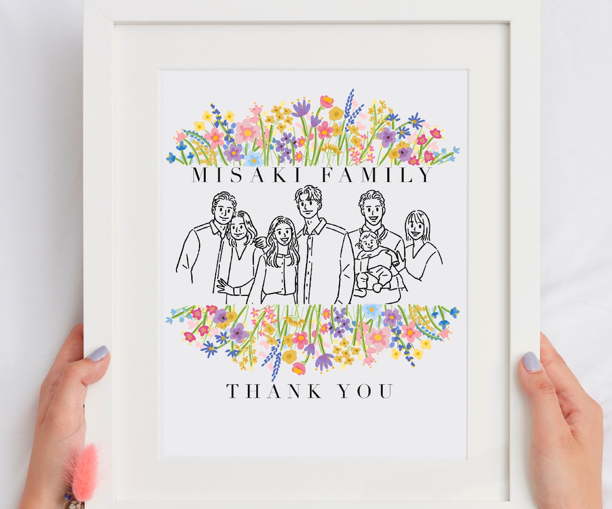 結婚式 両親贈呈プレゼント似顔絵イラスト制作します 《特別なプレゼント》感謝を形に残すオーダーメイドギフトを作成 イメージ1