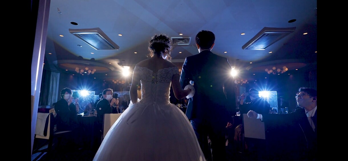 世界に一つだけ！結婚式用サンクスビデオを制作します 動画演出を使って、感謝を伝えてみませんか？ イメージ3