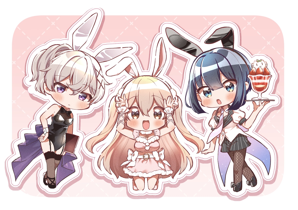 まんが家/ミニキャライラスト制作いたします SNSのアイコンやオリジナルグッズに……！！✨ イメージ2