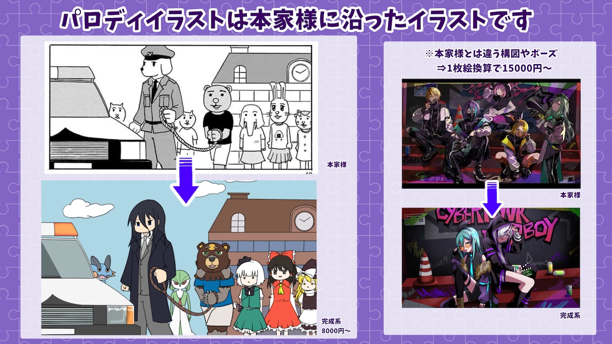 活動者様･ゲーム関連のイラスト描きます ご希望に添えるまで！絵柄寄せも可能です！ イメージ3