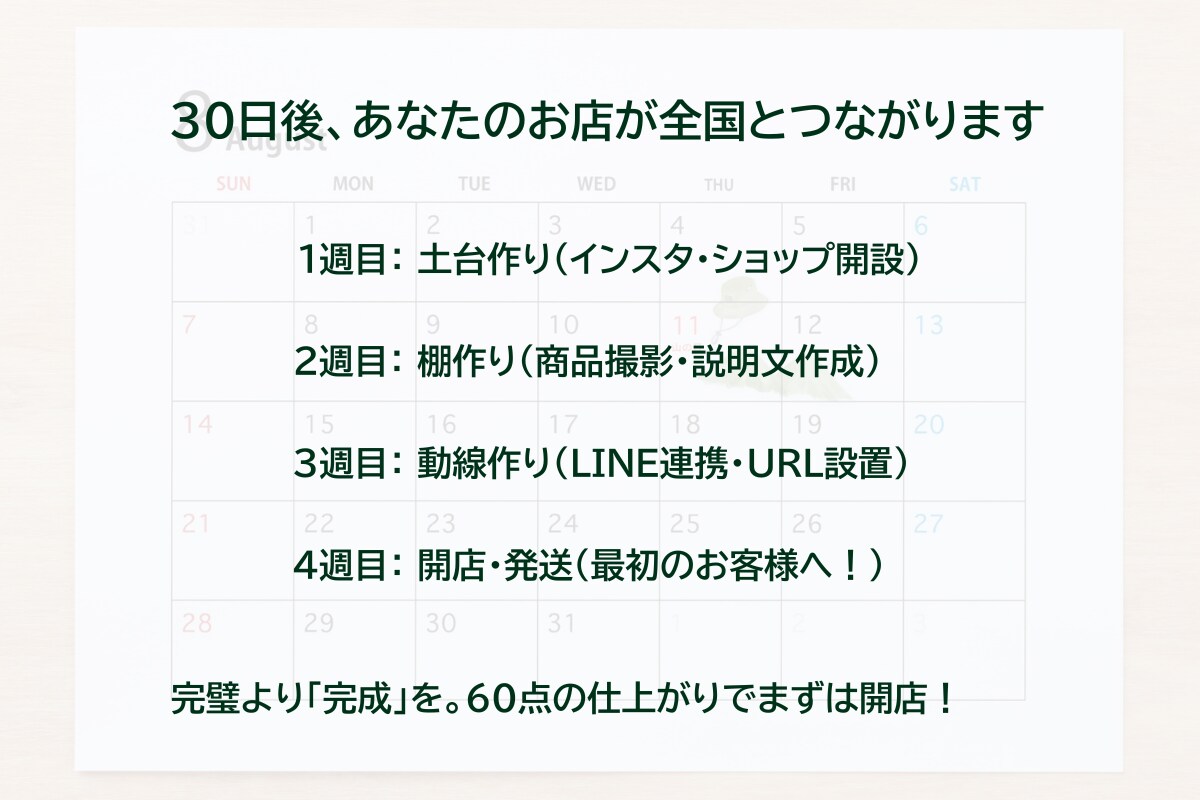IT音痴でも大丈夫！砂漠の店を行列店に変えます インスタ・LINEを1本の線につなぎファンを作る仕組みを伝授 イメージ3