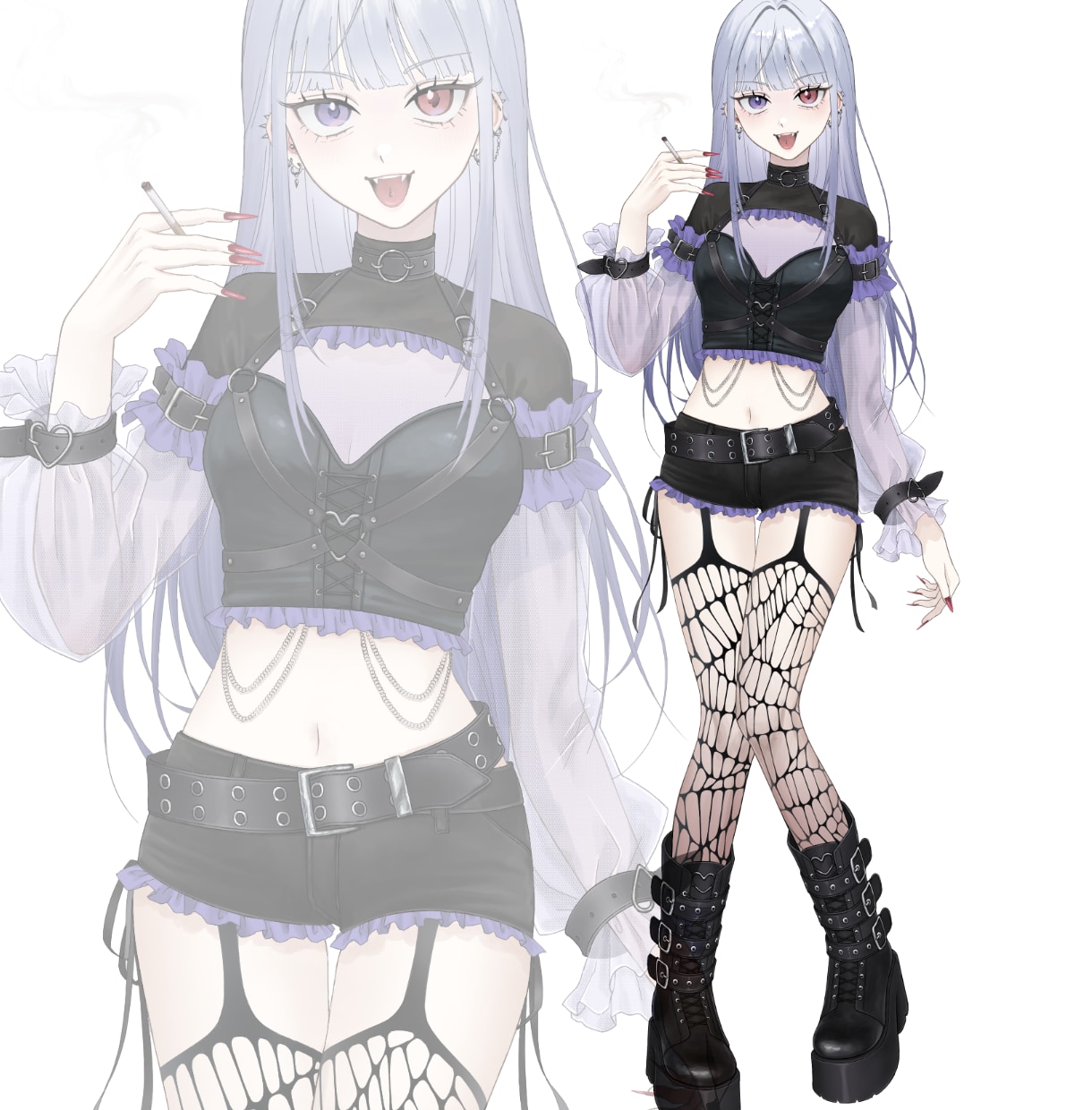 商用◎アイコン・キャラクター立ち絵描きます SNSはもちろん、Vライバー活動、TRPGなどにも利用可能！ イメージ3