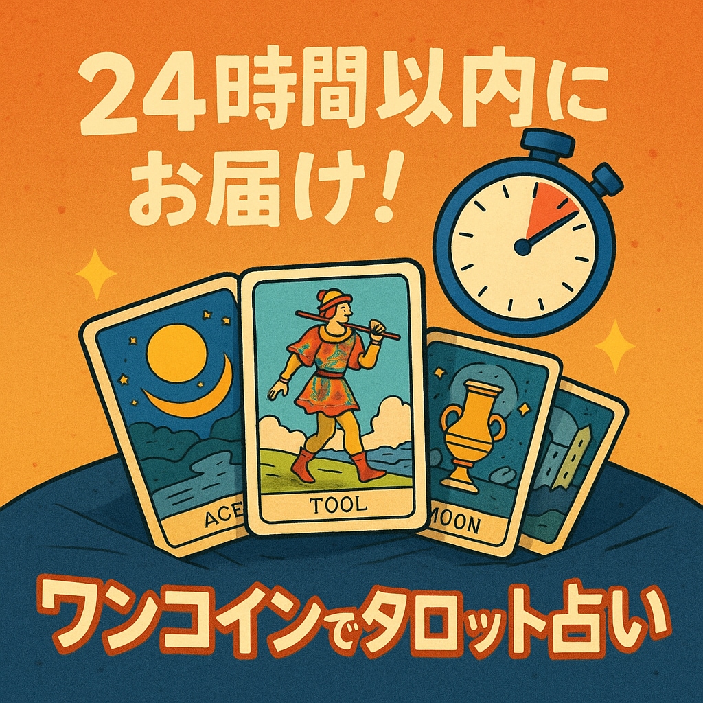 年間5000件占う、プロ占い師がタロット診断します 24時間以内に回答／1回500円／追加質問1回無料 イメージ2