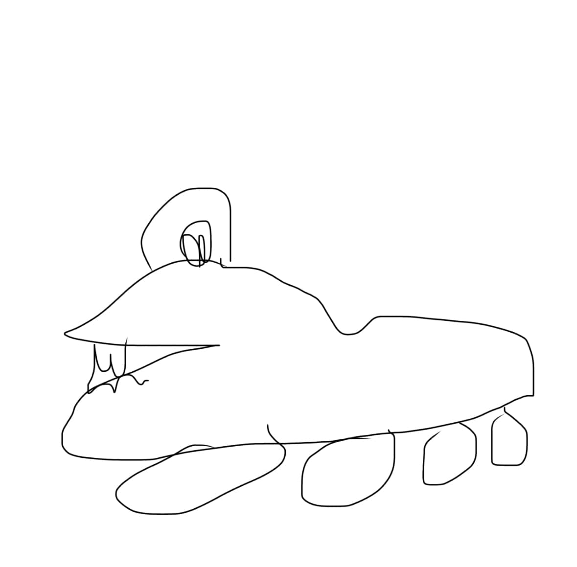 あなたのペットをゆるく一発描きします 脱・きれいな絵！シュールで愛される一枚を イメージ3