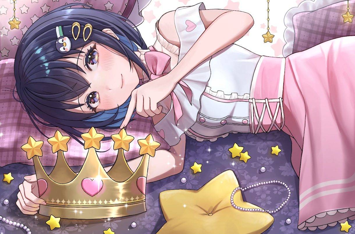 商用OK！動画用/立ち絵/グッズなどを承ります 厚塗りで、あなたの大切なキャラを丁寧に1枚絵に仕上げます！ イメージ2