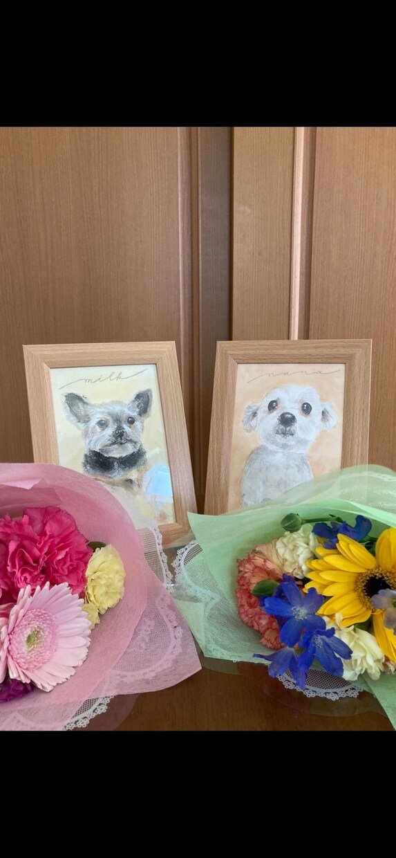ハガキサイズのペット似顔絵をお届けします 飾りやすく、贈りやすい。大切な“うちの子”をやさしく描きます イメージ6