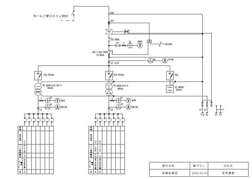 電気主任技術者が青焼き・古い電気図面を清書します 見にくい青焼きや手書きの電気図面を現場で使えるPDFに清書！ イメージ2