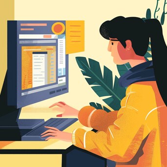 おしゃれなイラスト描きます ネット用や、資料用などに使用しやすいおしゃれデザインです♪ イメージ3