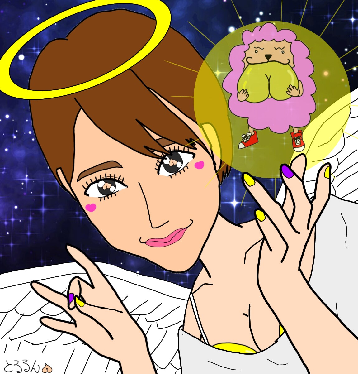 ゆる〜い感じの似顔絵お描きします デジタルデータでのお渡しとなります イメージ6
