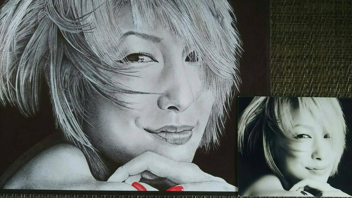 写実的な鉛筆画、ボールペン画等を製作致します 鉛筆画、ボールペン画、革や木製品にも絵を描きます。 イメージ2