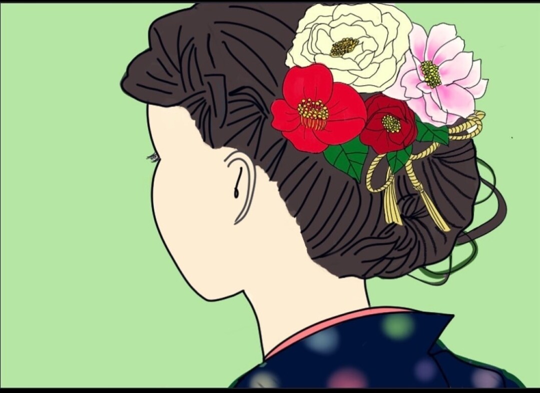 後ろ姿のイラストを作成します 雰囲気に合った可愛くシンプルなイラストを描きます イメージ3