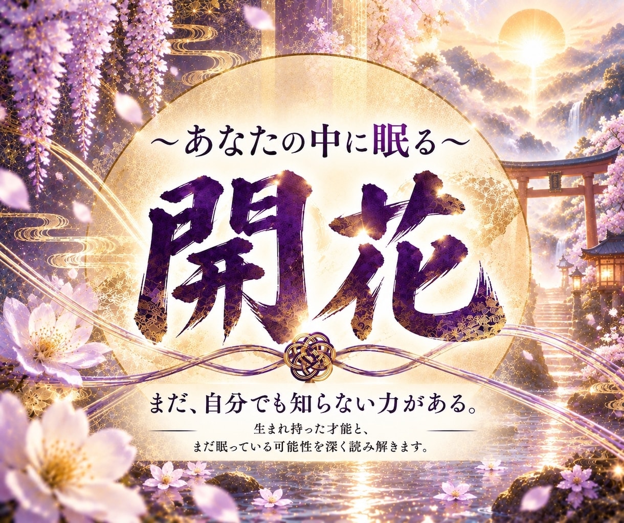 あなたの潜在能力・眠る才能を霊視します 才能・強み・使命｜本来の力を開花へ導く イメージ1