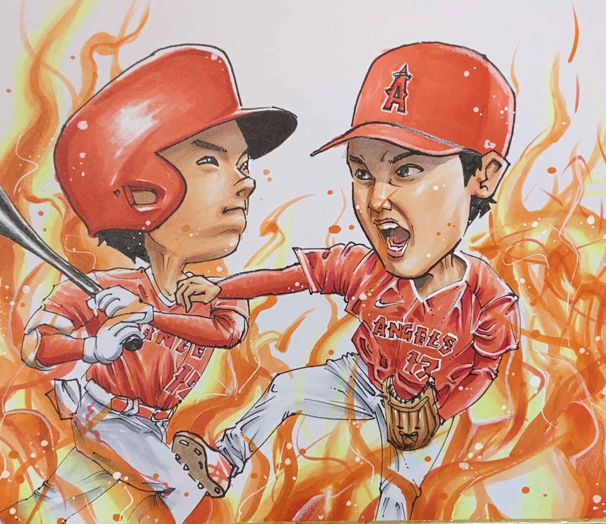 コミックタッチで似顔絵描きます 贈り物に、記念日に、パワーみなぎる似顔絵をお描きします。 イメージ7