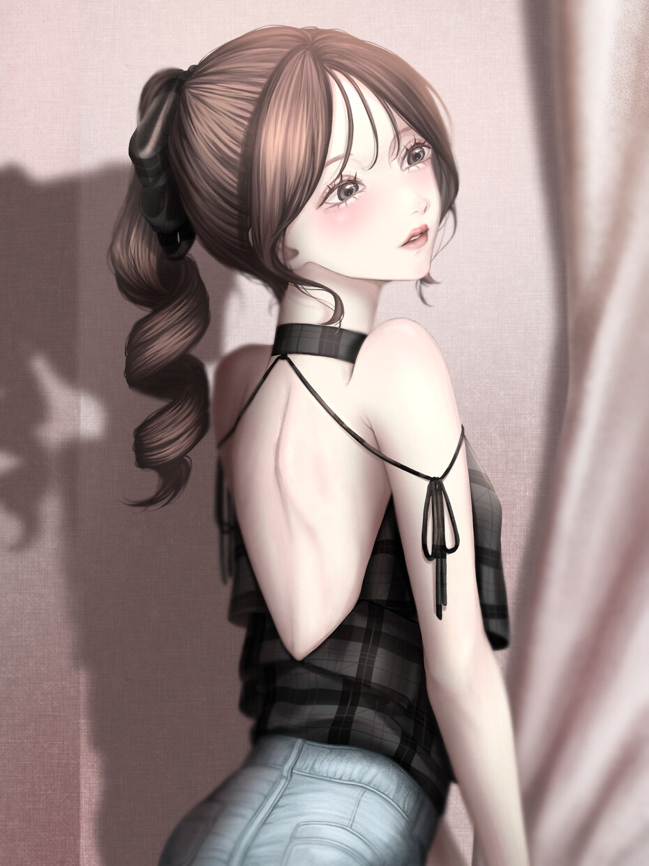 ホビ垢 量産型♡かわいい女の子イラストお描きします あなたのオリキャラを顔アップ〜全身で！アイコンやコテシにも！ イメージ6