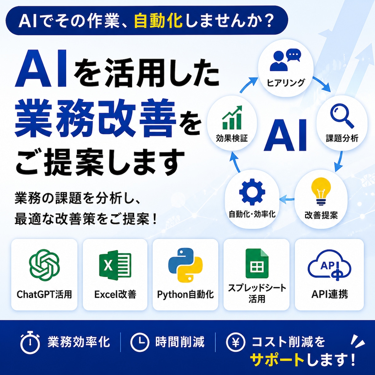 AIを活用した業務改善をご提案します AIで業務効率化・コスト削減を実現します イメージ4