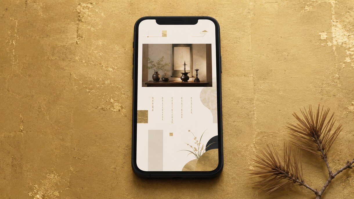 寺院・老舗の動画付プレミアムHPを制作します 動画と縦書きで、伝統の格を現代に伝えるHPを。 イメージ3